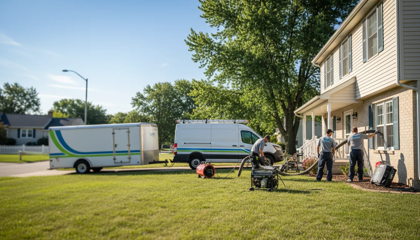 Flooded Basement Restoration And Cleanup With Repair in Ozark, AR near me